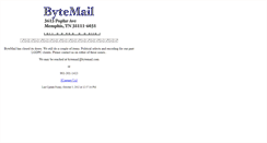 Desktop Screenshot of bytemail.com