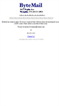 Mobile Screenshot of bytemail.com